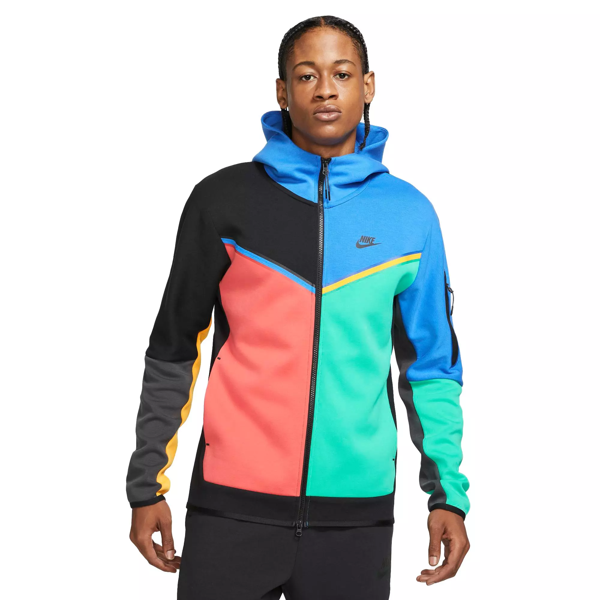 multi color nike hoodie
