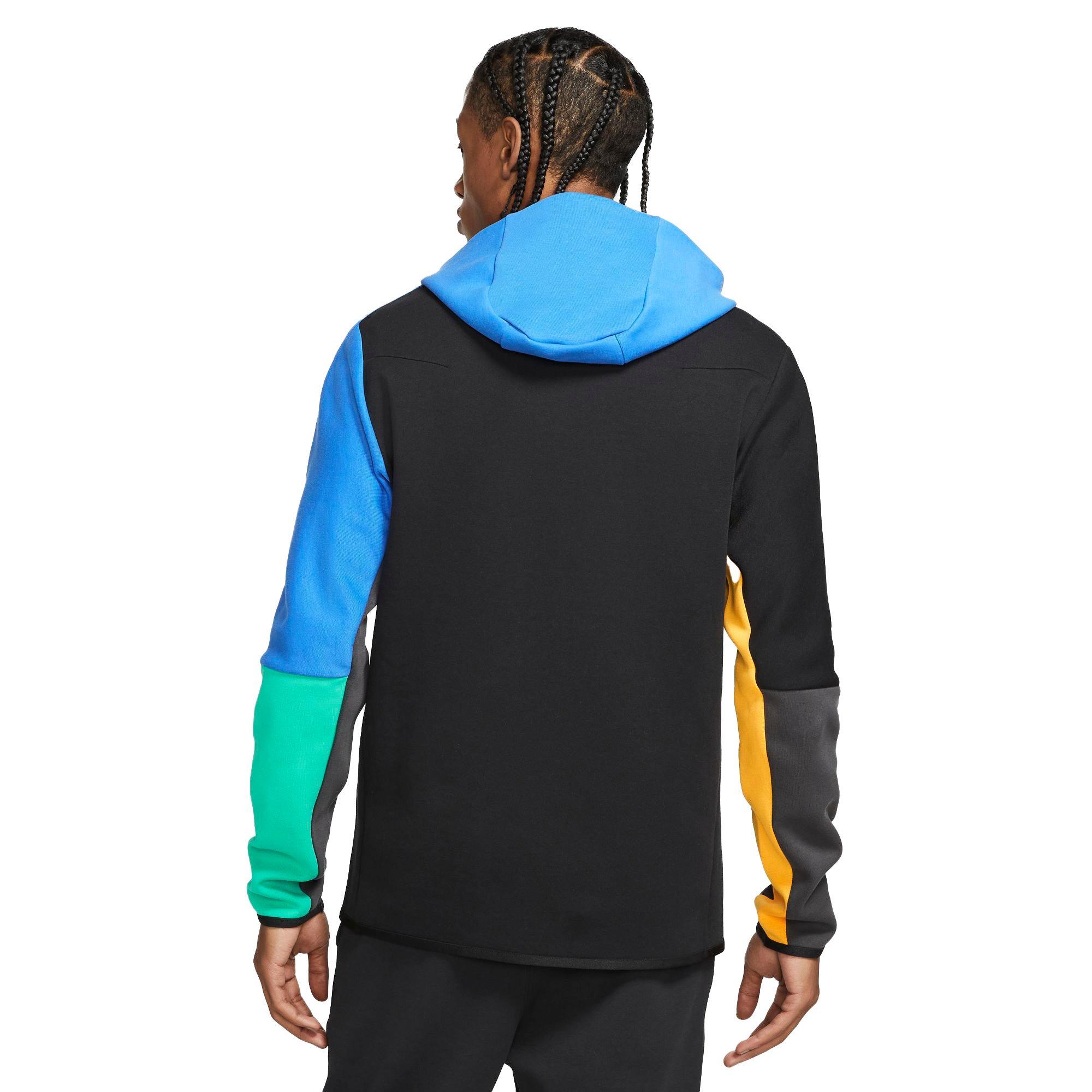 Nike Men's Sportswear Tech Fleece Multi-Color Full-Zip Hoodie - Hibbett