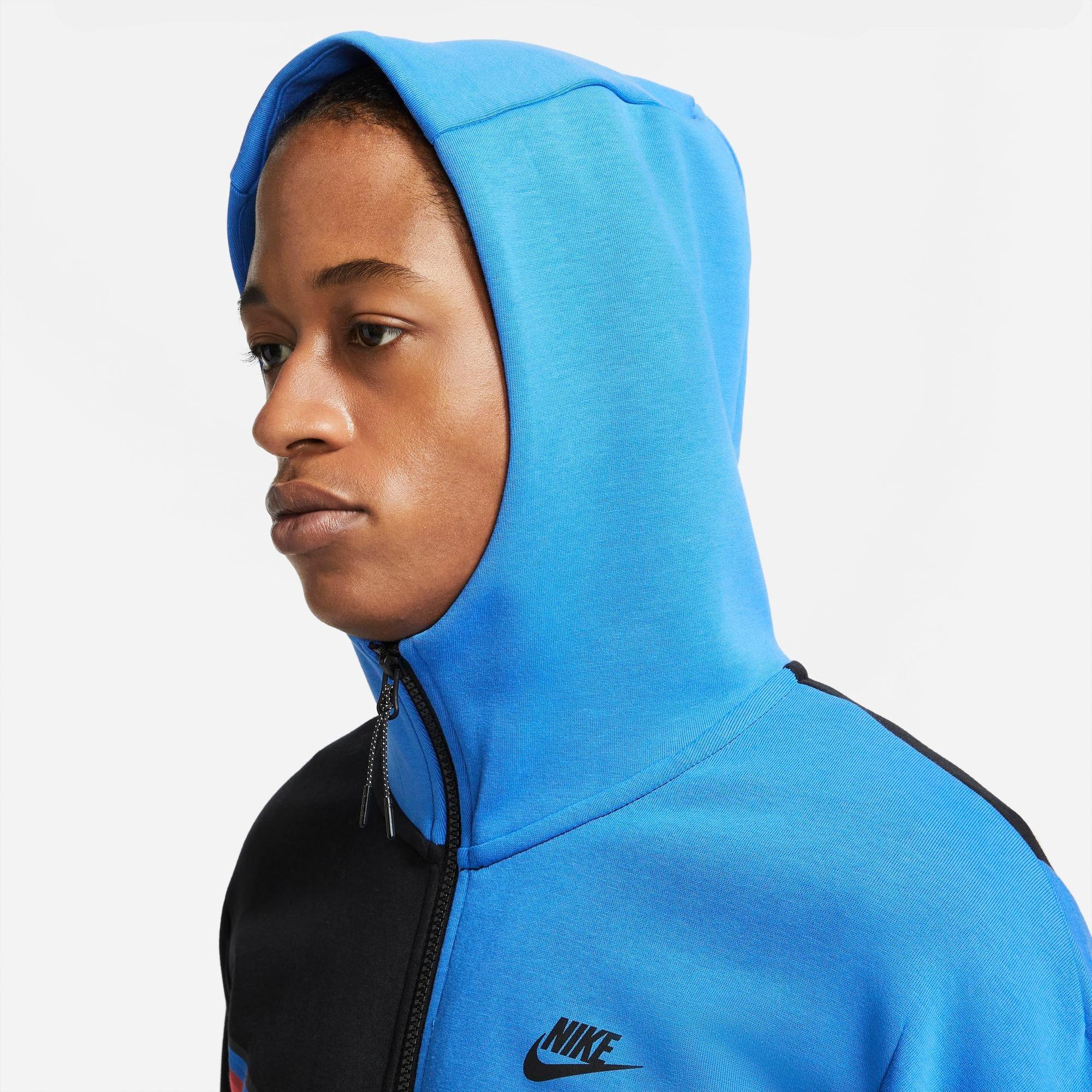 Nike Men's Sportswear Tech Fleece Multi-Color Full-Zip Hoodie