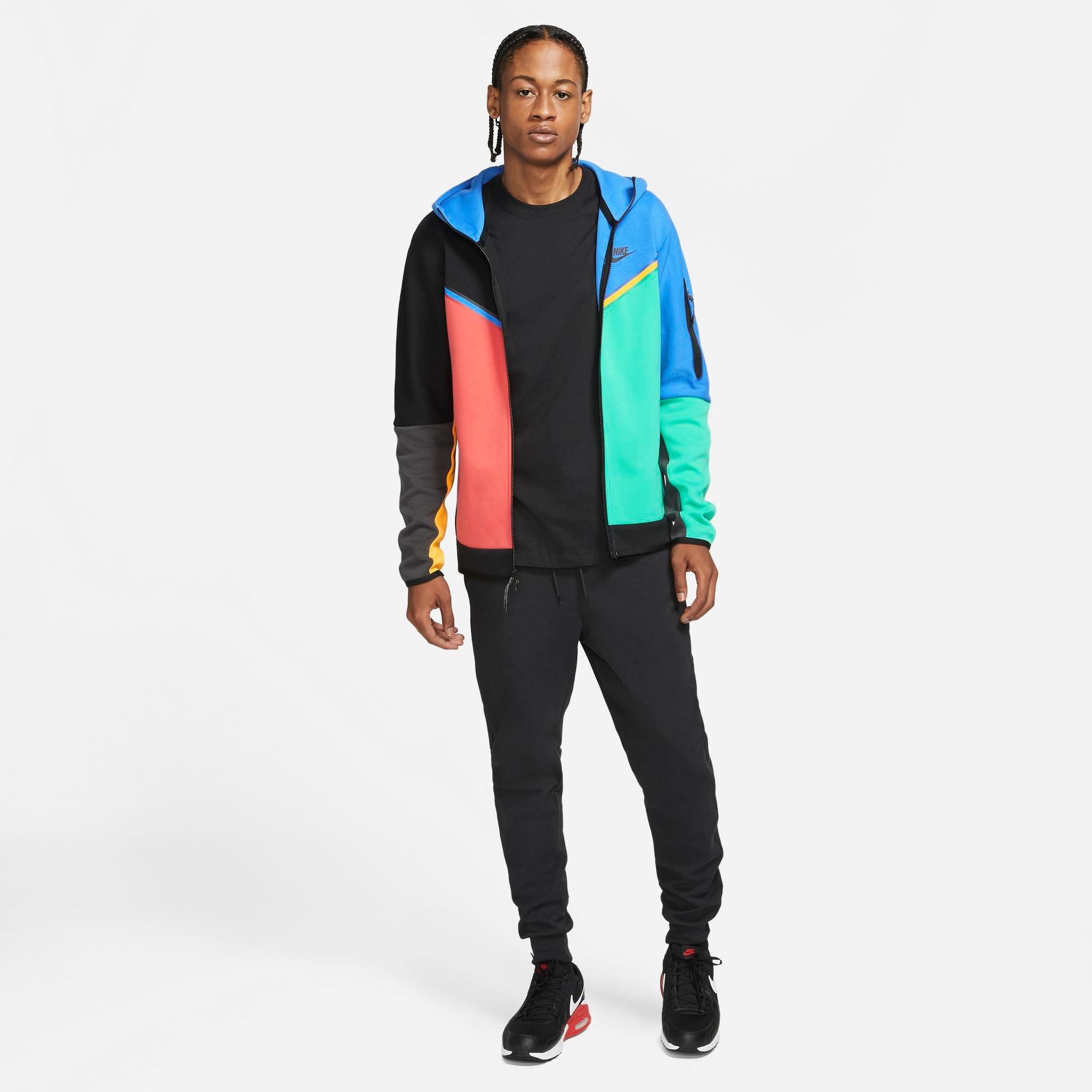 Nike tech fleece store hoodie multicolor