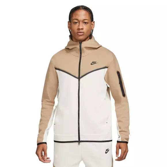 Nike Men's Sportswear Tech Fleece Tan Full-Zip Hoodie - Hibbett | City  Gear