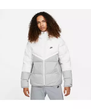Traer Inspiración triángulo Nike Men's Sportswear Storm-FIT Windrunner Hooded Jacket - White/Grey
