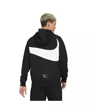 Nike Men's Sportswear Swoosh Tech Fleece Hoodie - Black/White