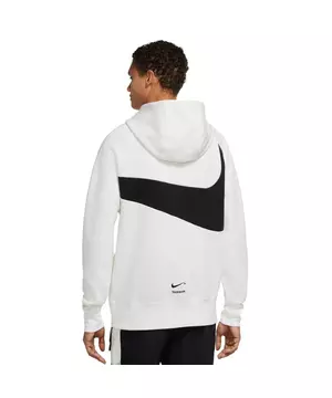 Nike Men's Sportswear Swoosh Tech Fleece Pullover Hoodie - White