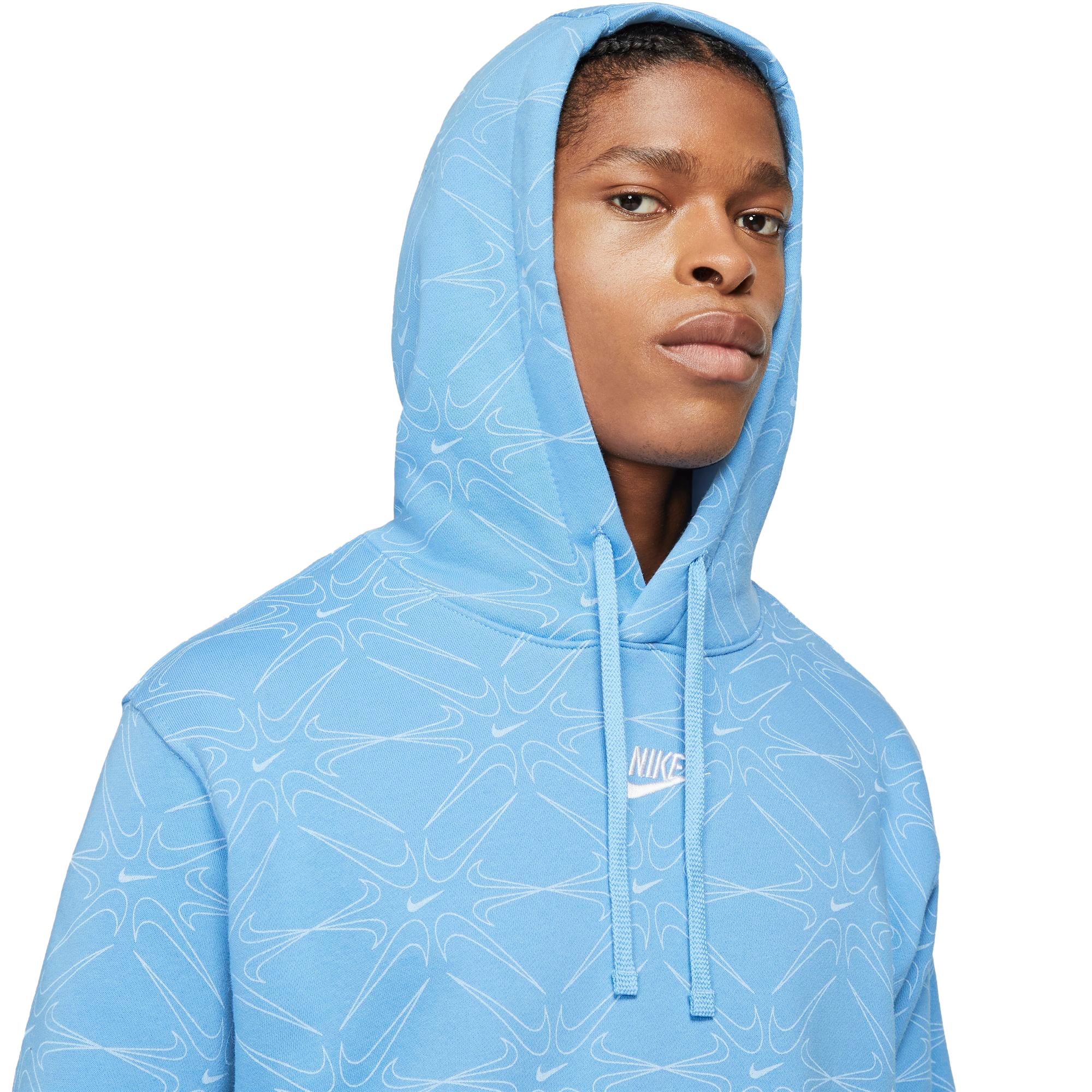 Light blue best sale nike sweatshirt mens