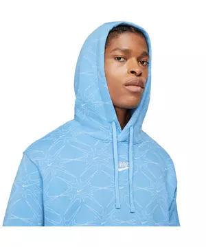 Nike Men's Sportswear Club All Over Print "Light Pullover Hoodie