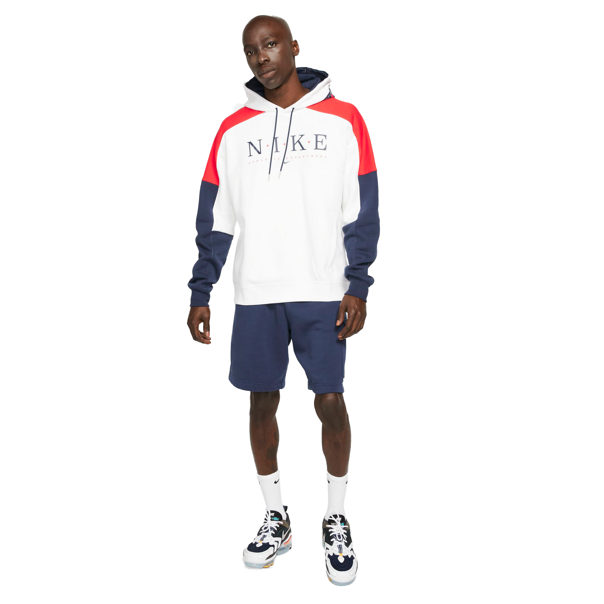 Nike Men's Sportswear Club Colorblock Pullover Hoodie