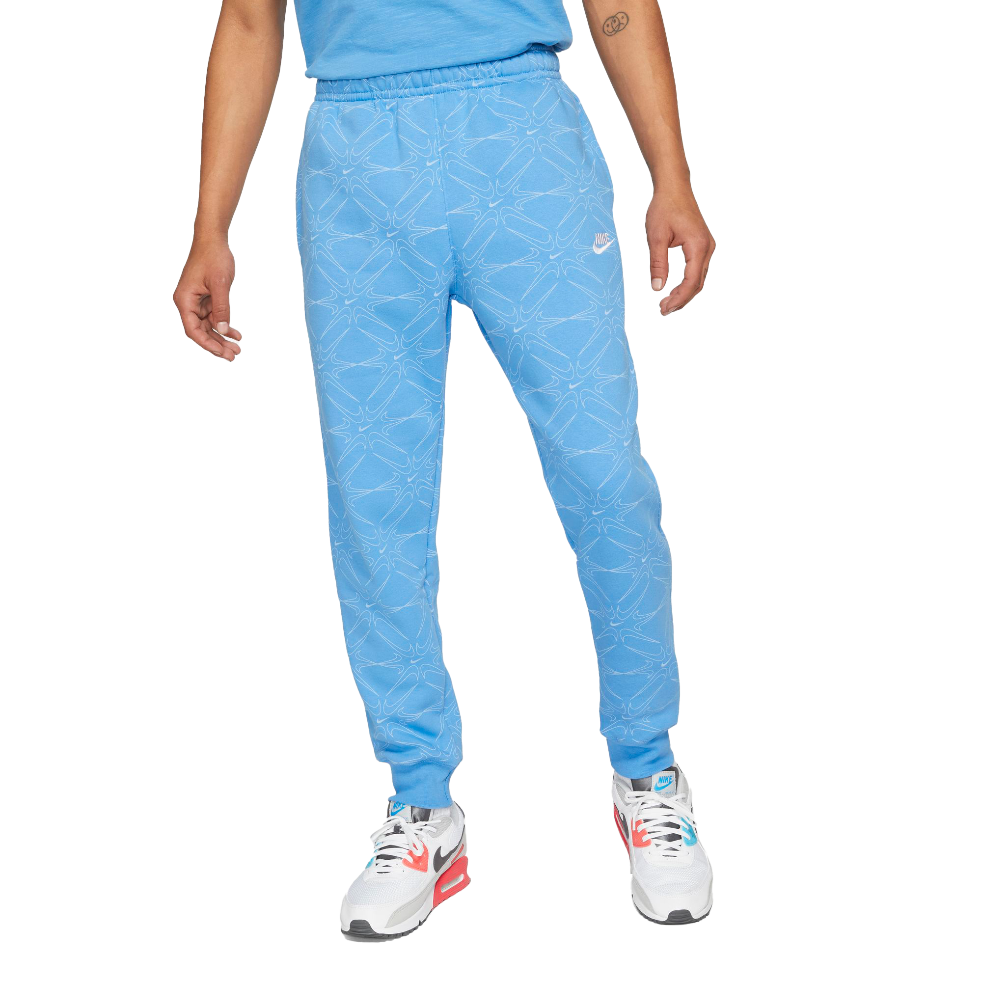 Light blue best sale joggers nike