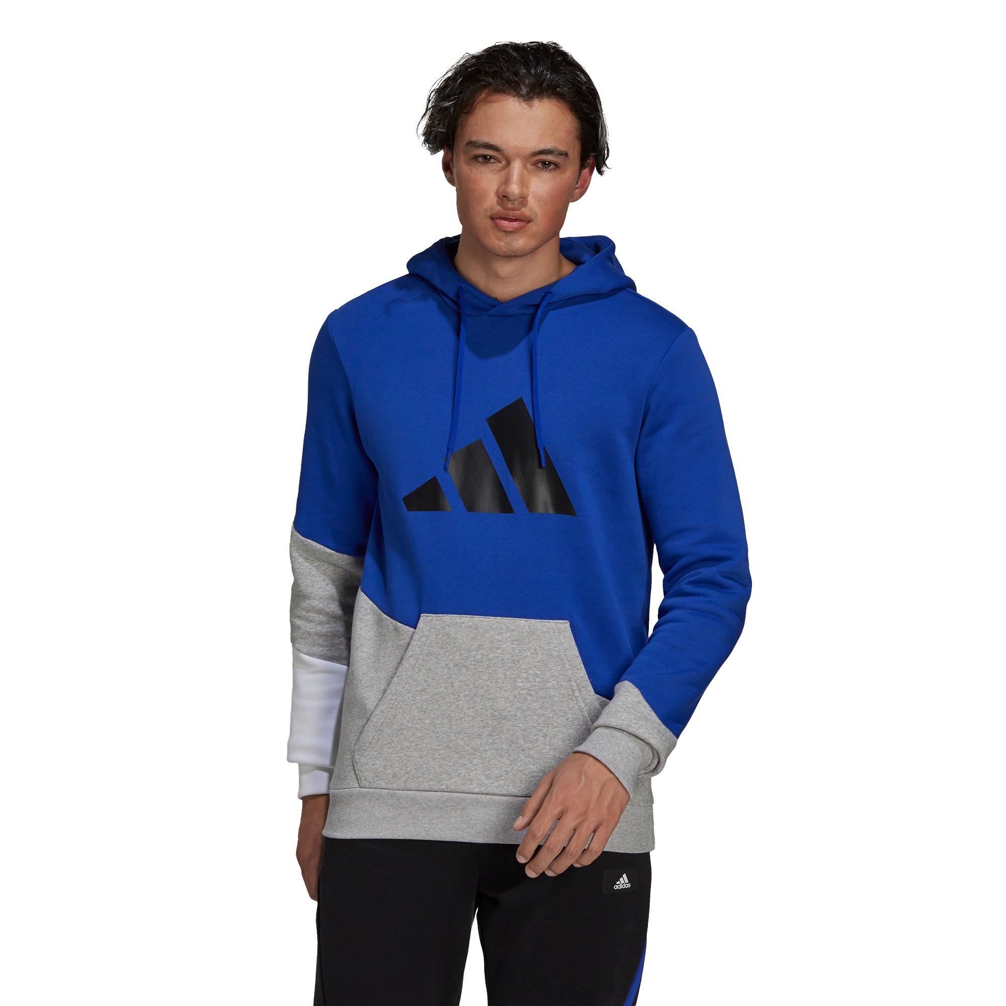 adidas Men\'s Sportswear Fleece Colorblock Pullover Hoodie - Hibbett | City  Gear