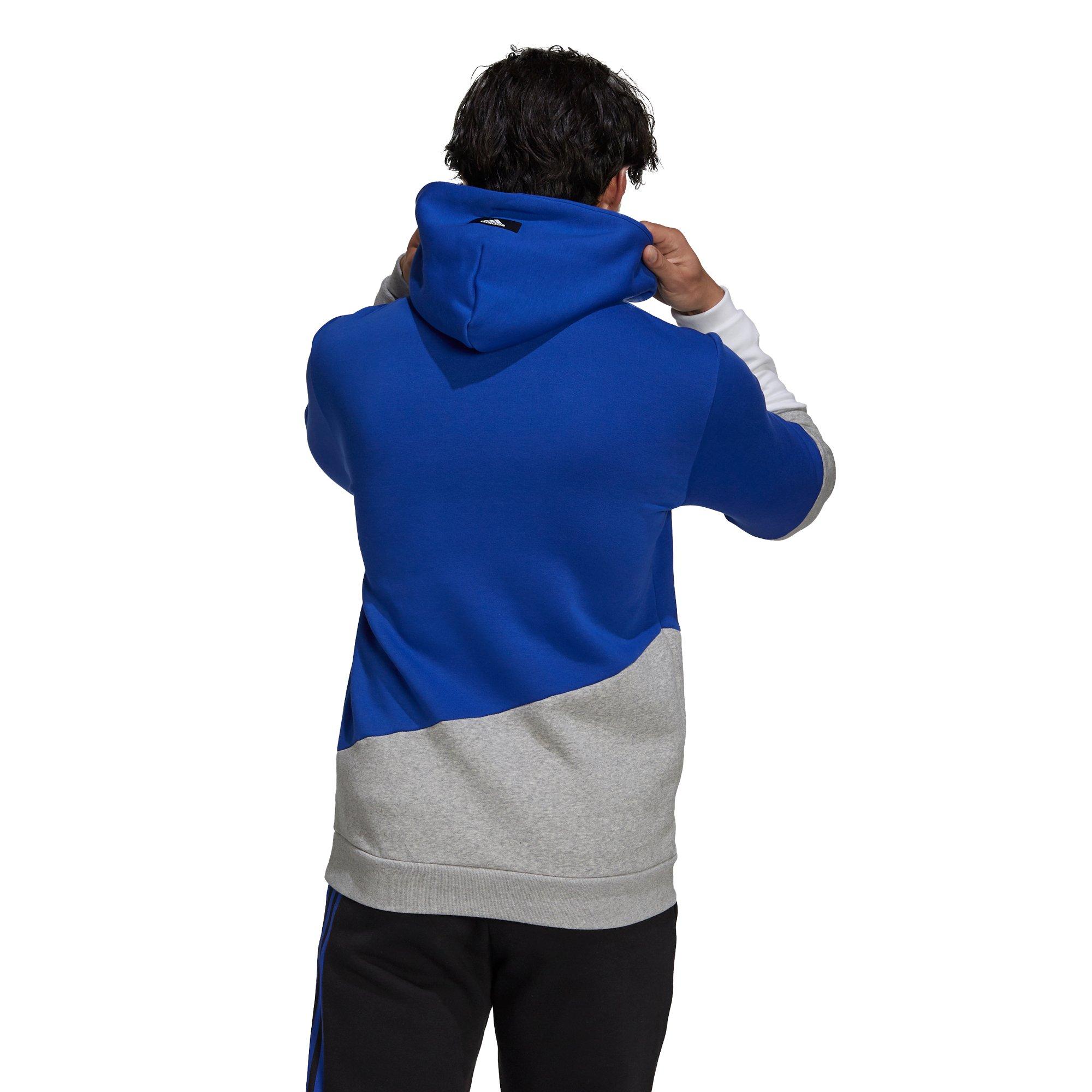adidas Men's Sportswear Fleece Colorblock Pullover Hoodie - Hibbett | City  Gear
