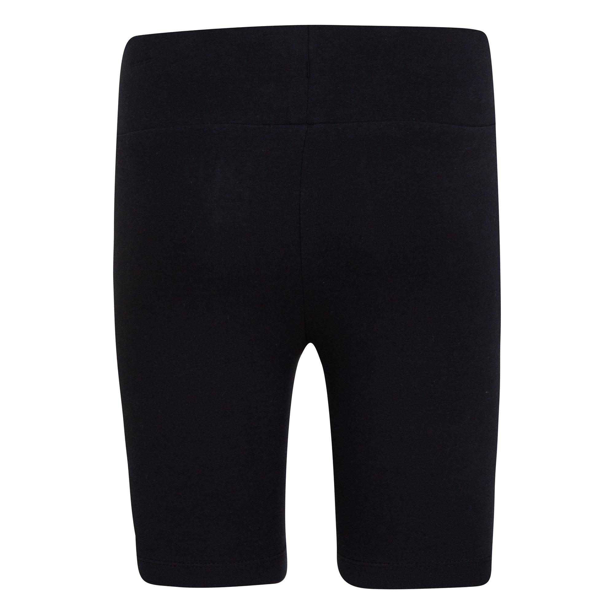 Jordan Girls' Essentials "Black" Bike Shorts - BLACK Thumbnail View 2