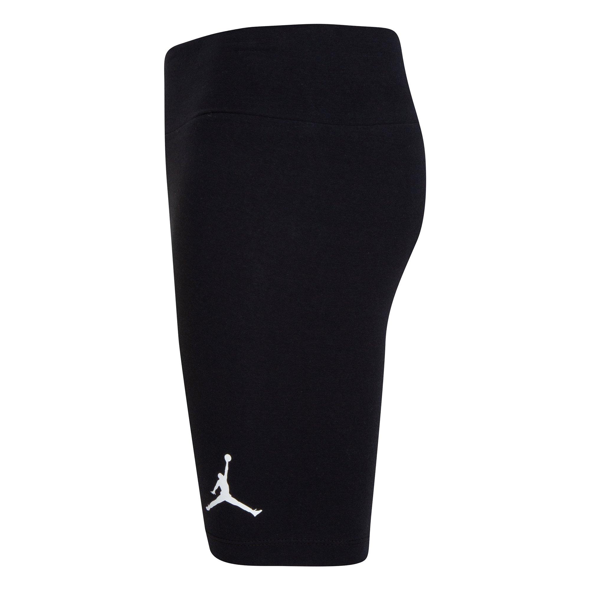Jordan Girls' Essentials "Black" Bike Shorts - BLACK Thumbnail View 3