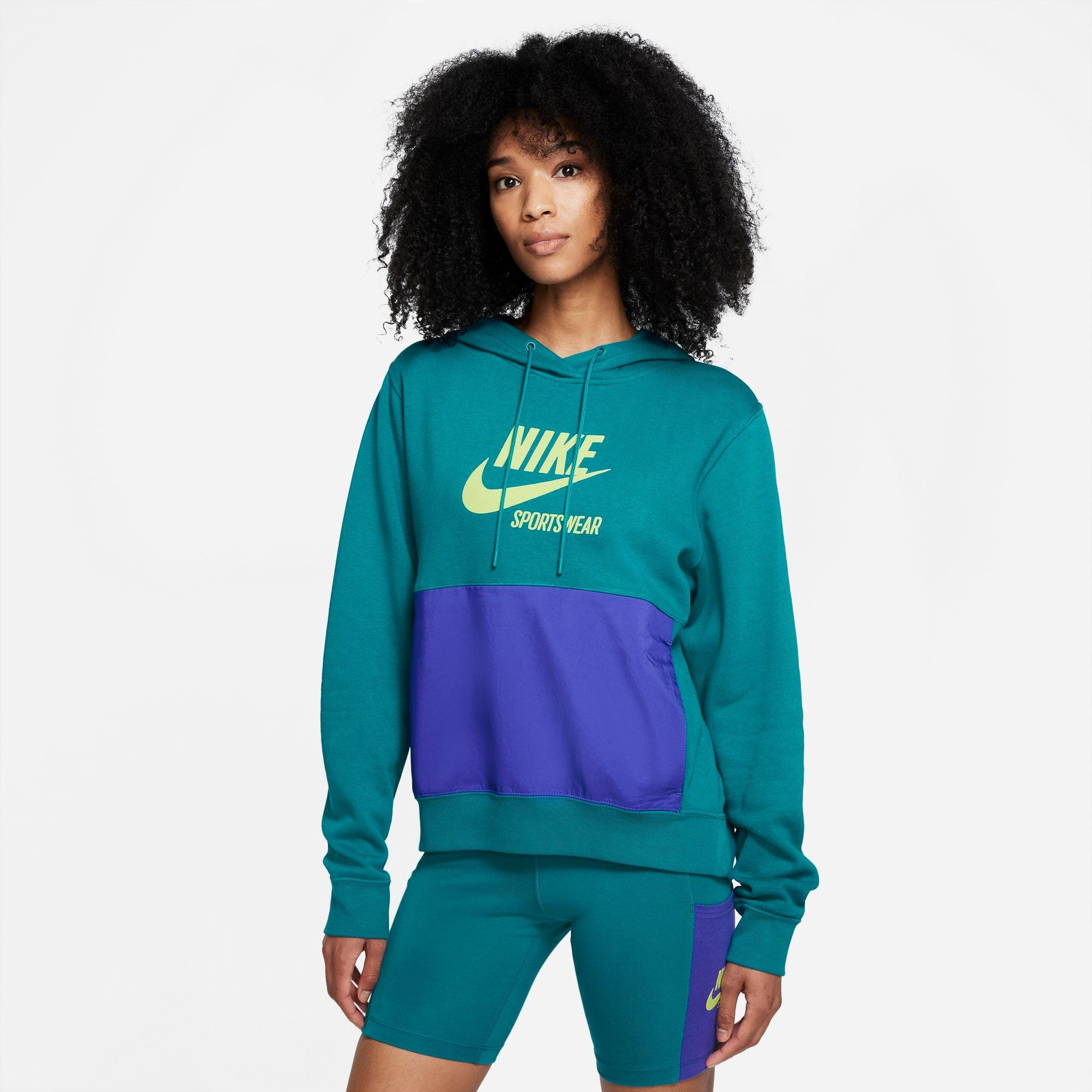 Nike флис колор блок
