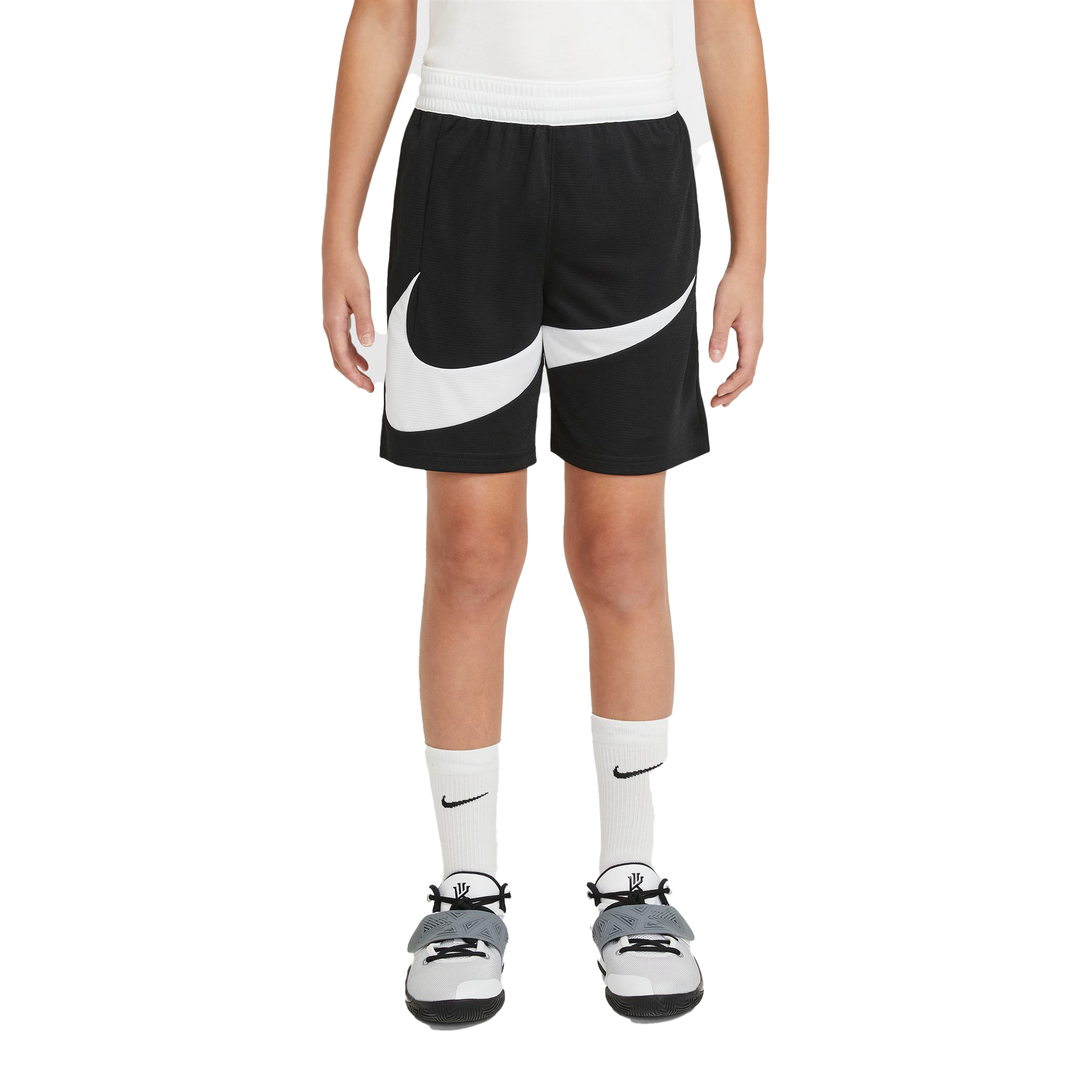 NYN - Nike Dri - nike air max 97 og black white blanc noir - FIT NBA  Brooklyn Nets Kids' Shorts Black EZ2B7FFPJ