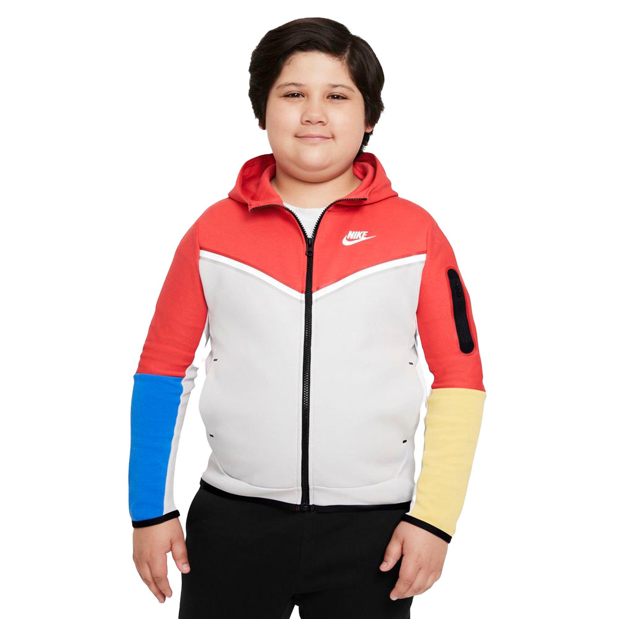 kern Vanaf daar Tijdreeksen Nike Boys' Sportswear Tech Fleece Full-Zip Hoodie - Multi-Color