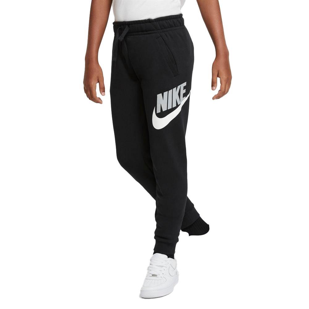 Nike Boy's Sportswear Club + HBR "Black" Pants - BLACK Thumbnail View 1