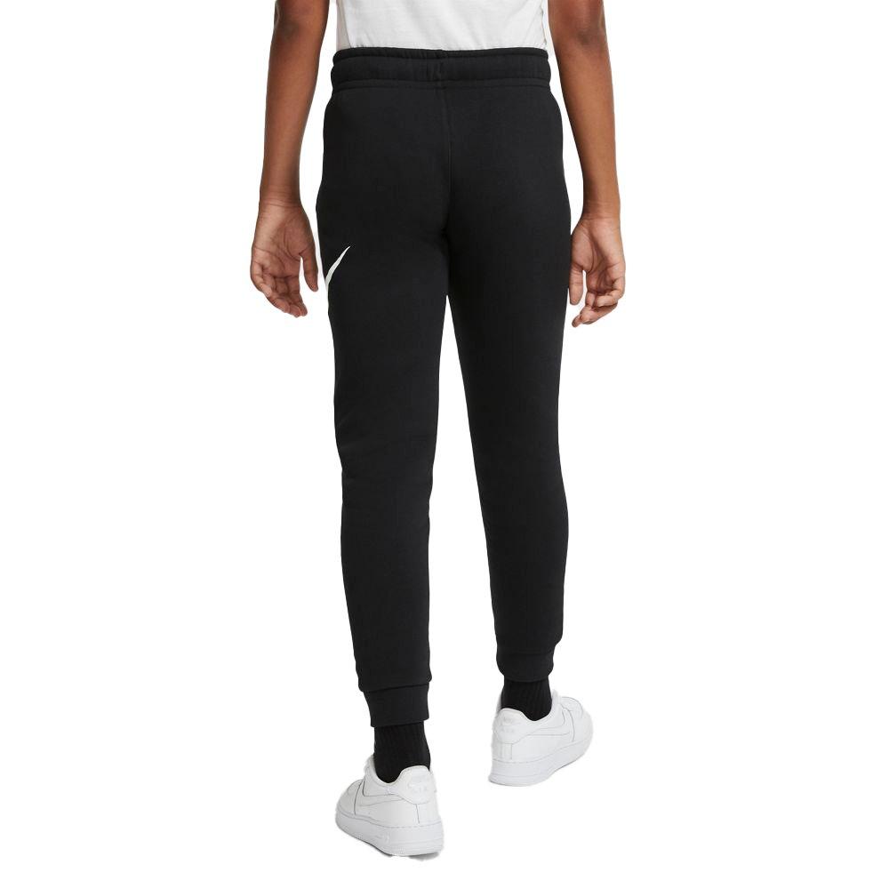 Nike Boy's Sportswear Club + HBR "Black" Pants - BLACK Thumbnail View 2