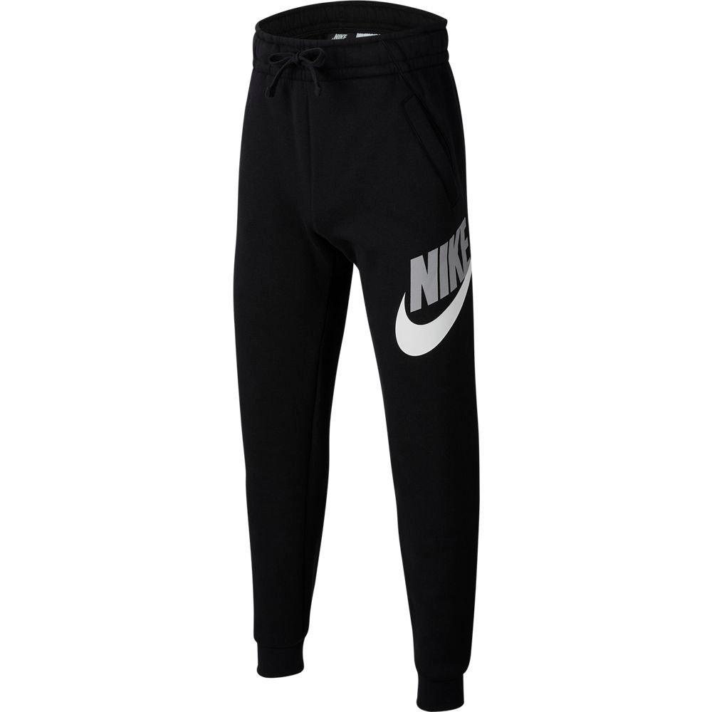 Nike Boy's Sportswear Club + HBR "Black" Pants - BLACK Thumbnail View 7