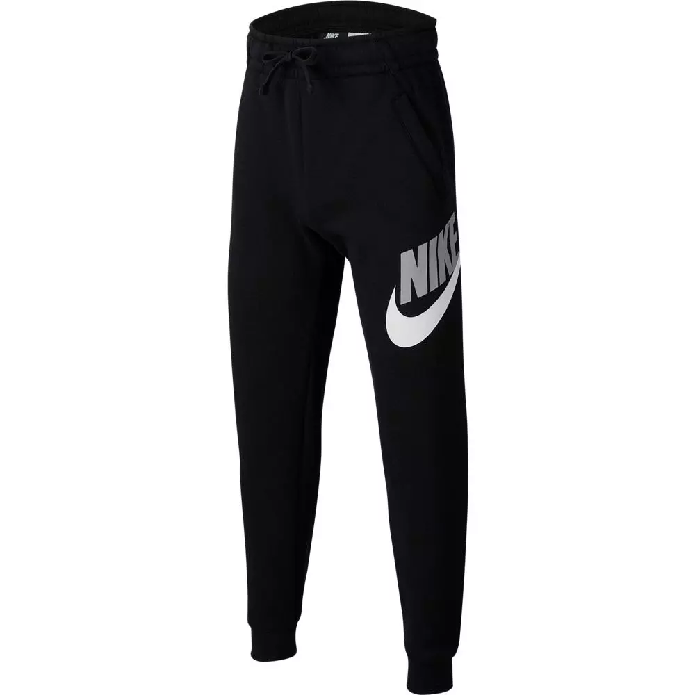 Nike Boy's Sportswear Club + HBR "Black" Pants - BLACK