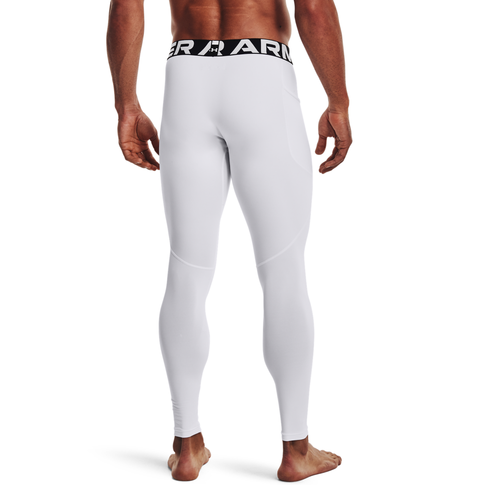 Under Arnour Men's Armour ColdGear "White" Leggings - WHITE Thumbnail View 2