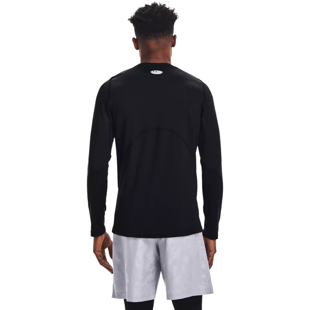 Under Armour Men's ColdGear Armour Fitted  Shirt - BLACK