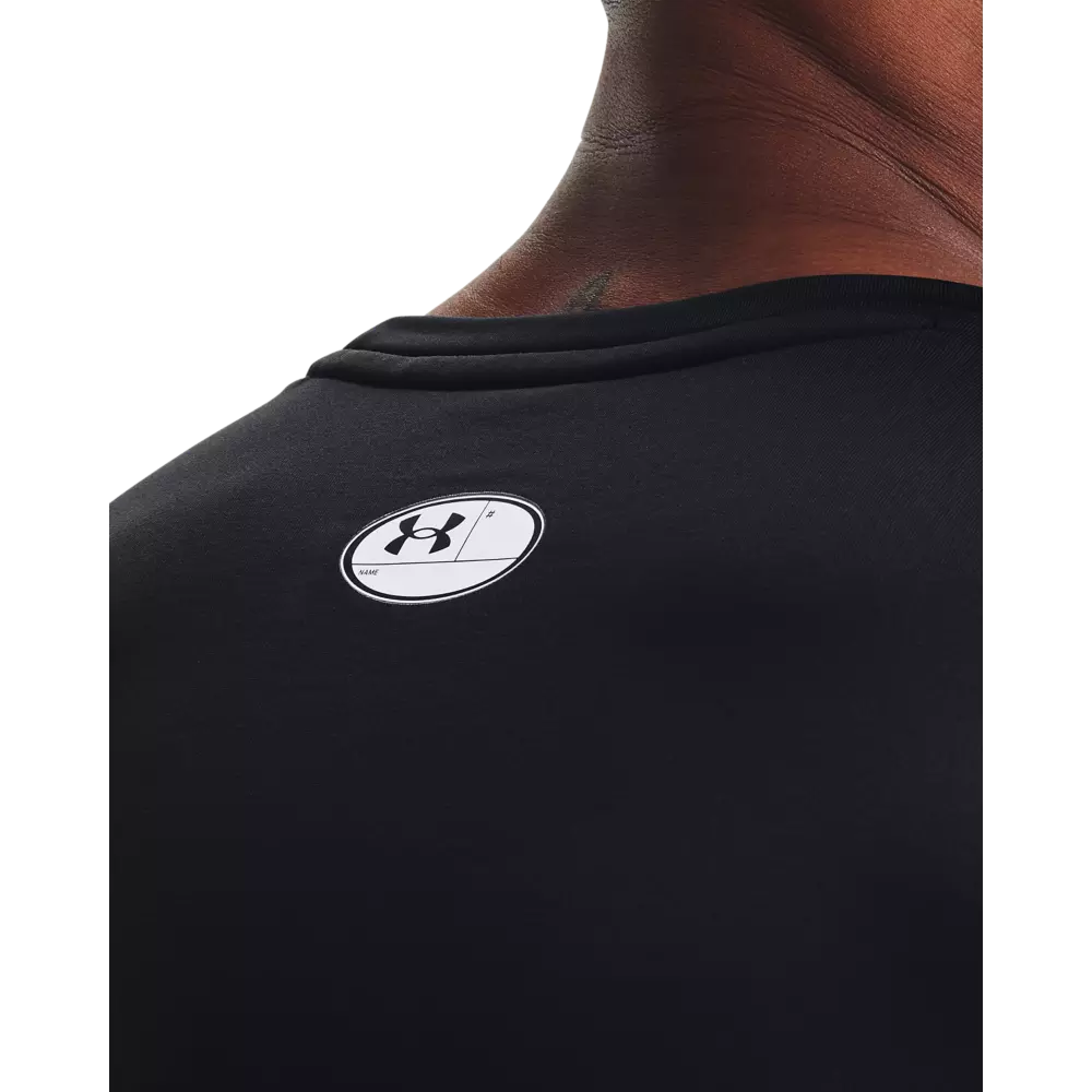 Under Armour Men's ColdGear Armour Fitted  Shirt - BLACK