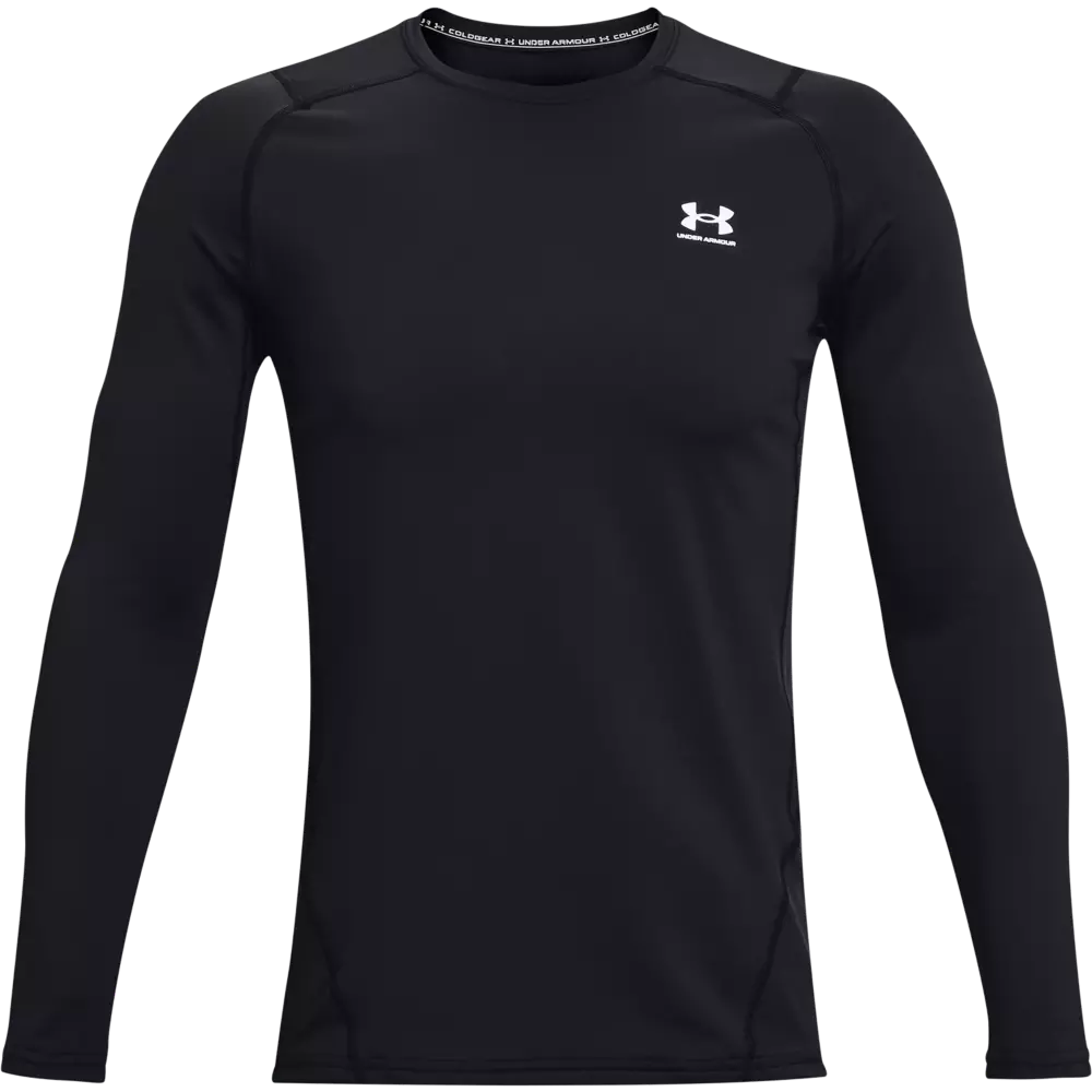 Under Armour Men's ColdGear Armour Fitted  Shirt - BLACK