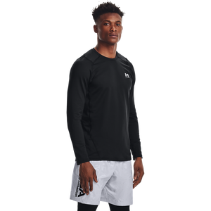 Under Armour Men's ColdGear Armour Fitted Mock White Compression Shirt -  Hibbett
