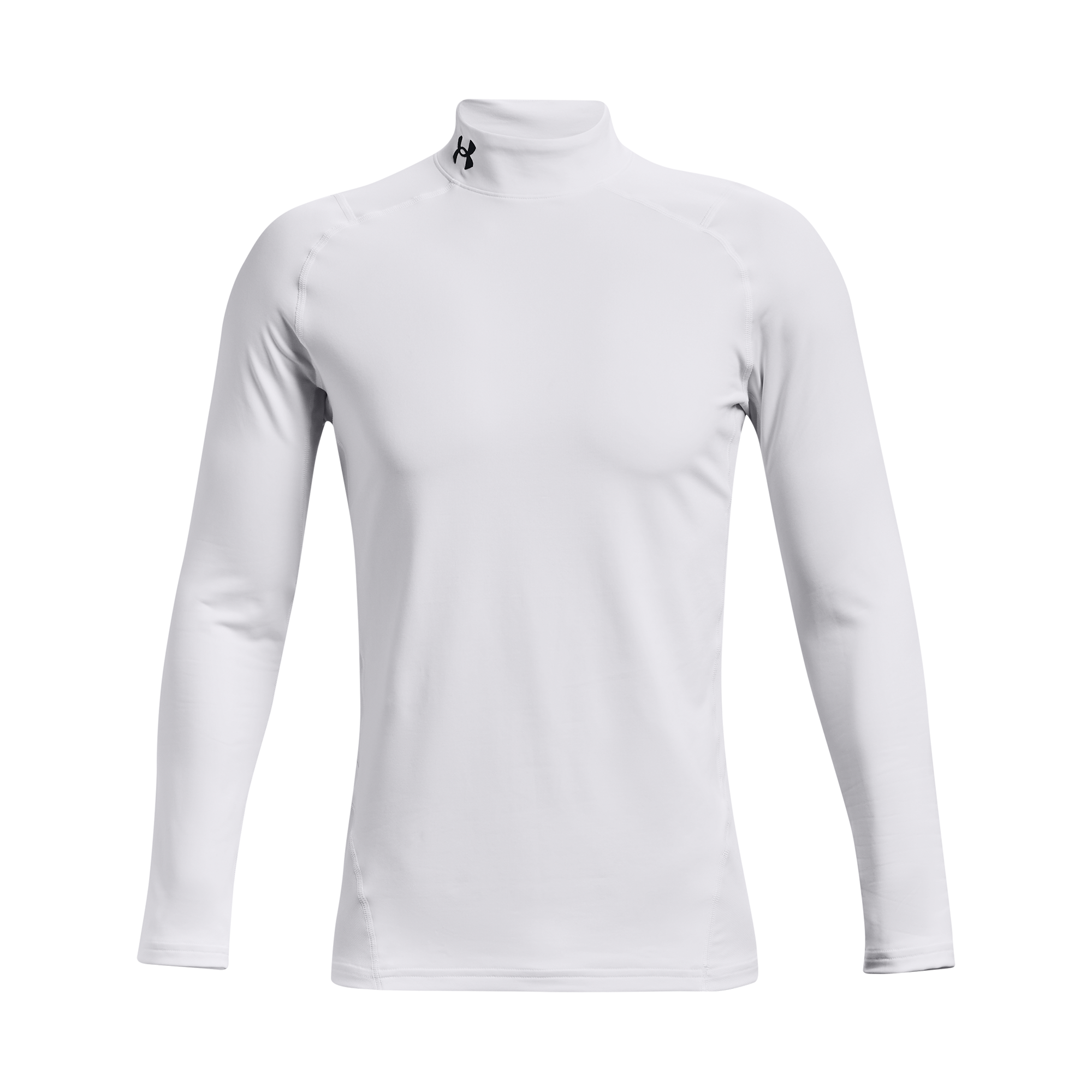 Under Armour Men's Coldgear Armour Fitted Mock White XL, image size:2000x2000