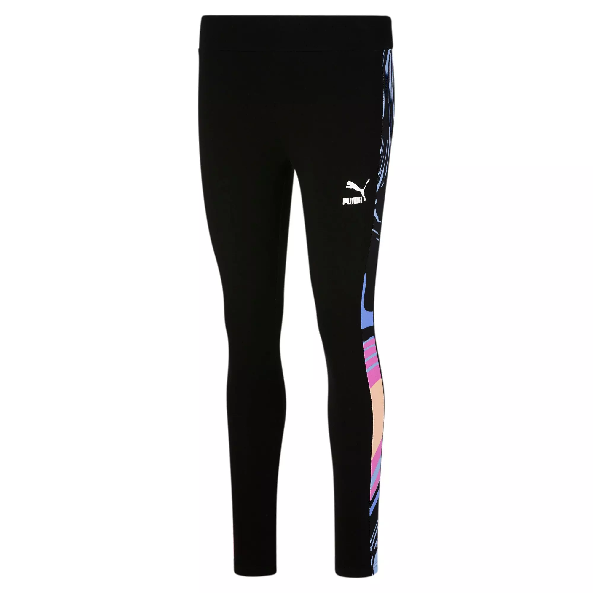 PUMA Women's Marbled Leggings - BLACK