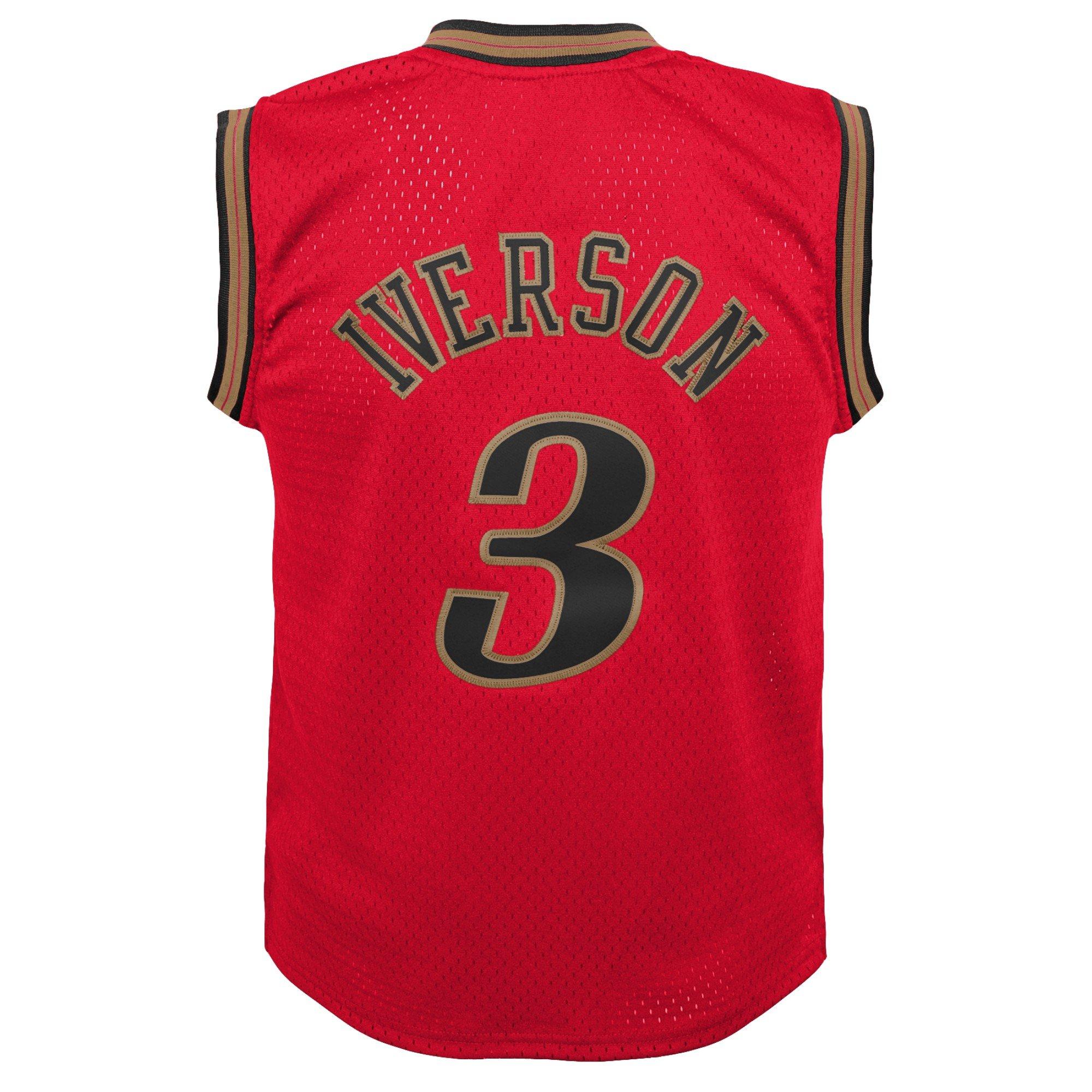 allen iverson jersey back