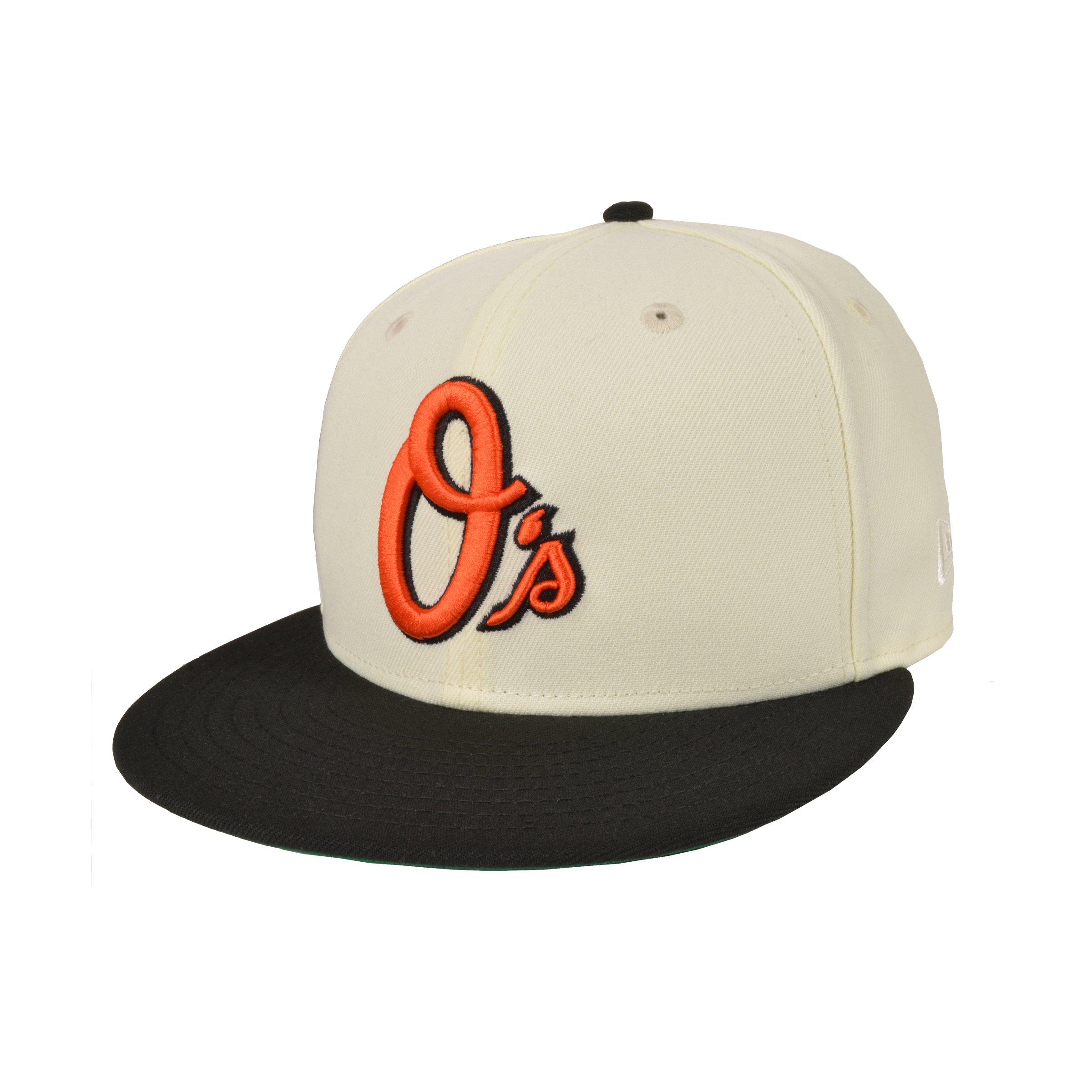 Baltimore Orioles New Era Retro Title 9FIFTY Snapback Hat - White