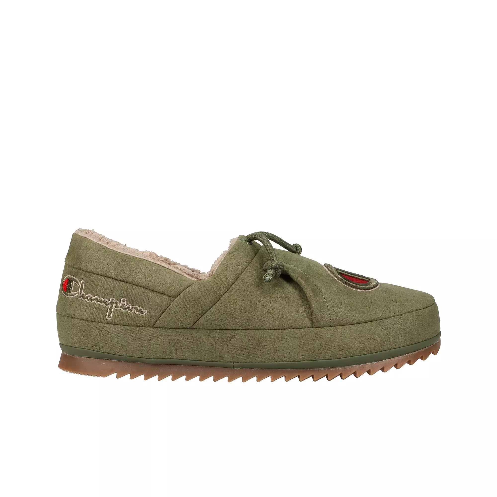 Champion University Microsuede "Olive/Gum" Men's Slipper - OLIVE