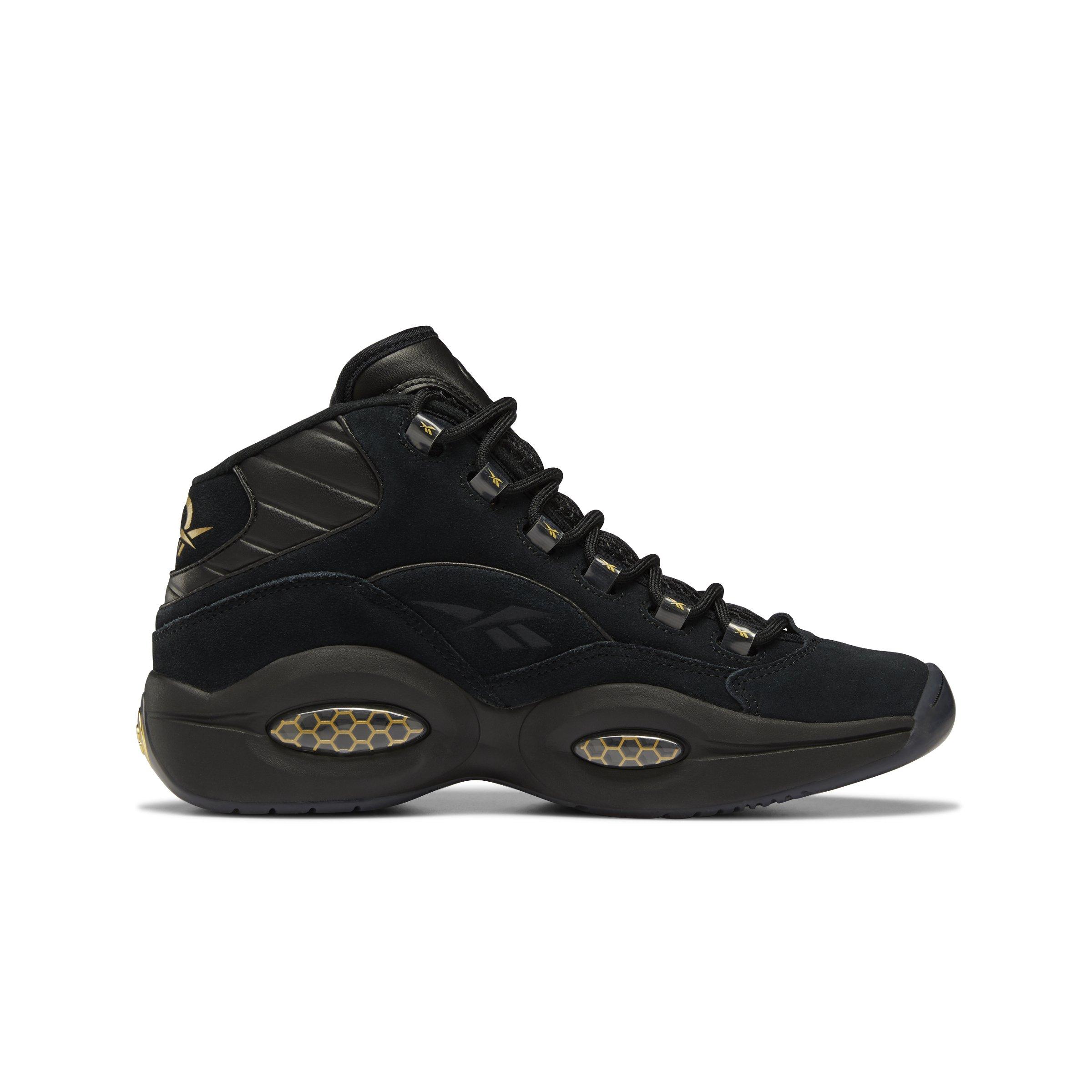 Reebok iverson question shop black and gold