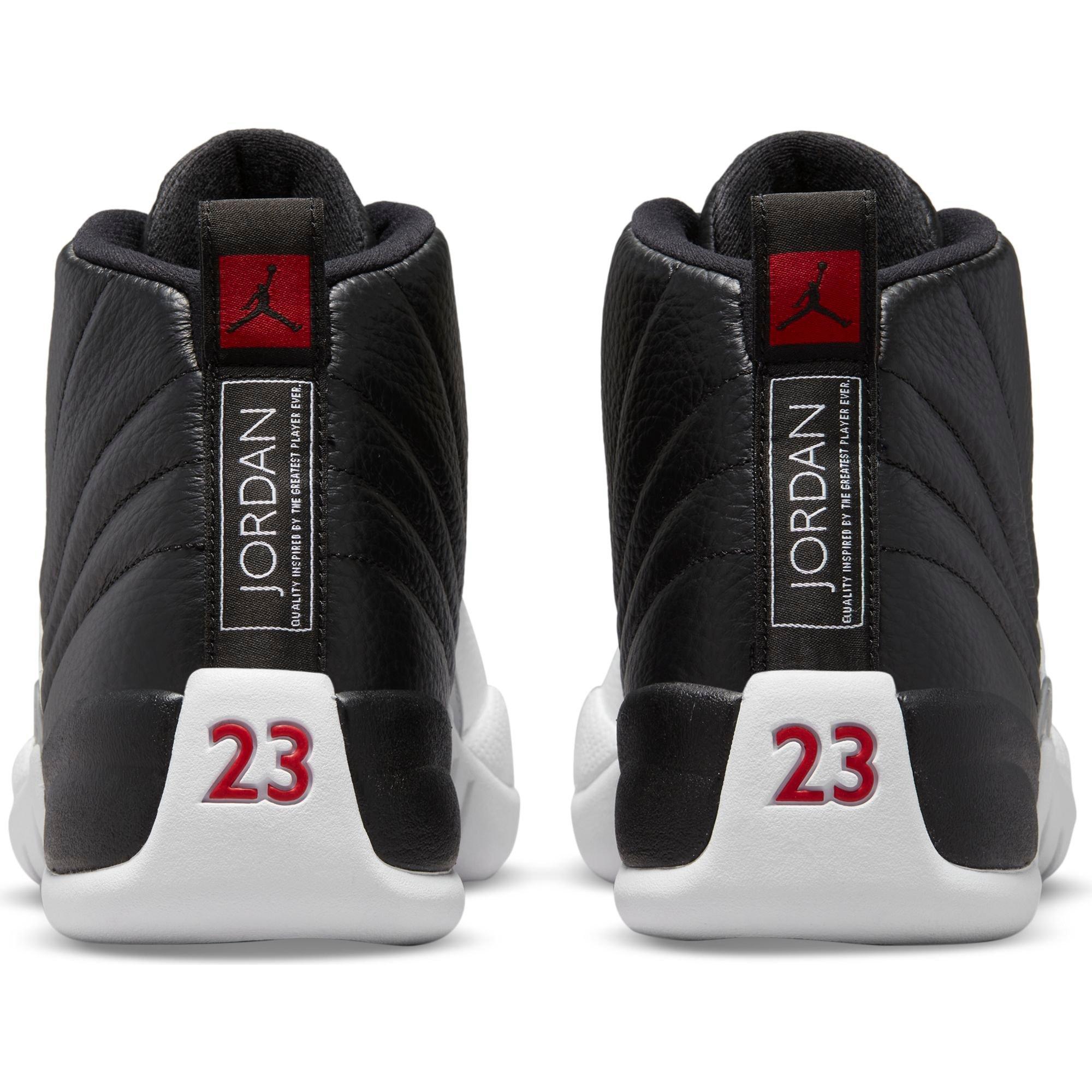 jordan 12 red and white