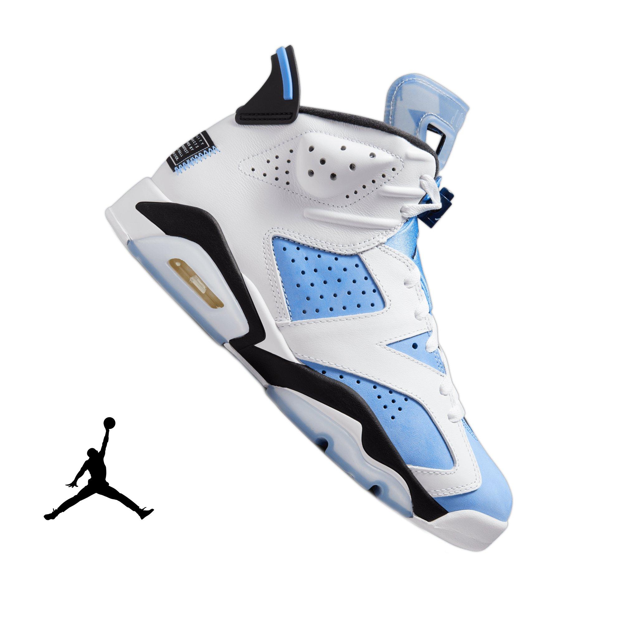 Jordan 6 Retro University Blue White Black Men S Shoe Hibbett City Gear