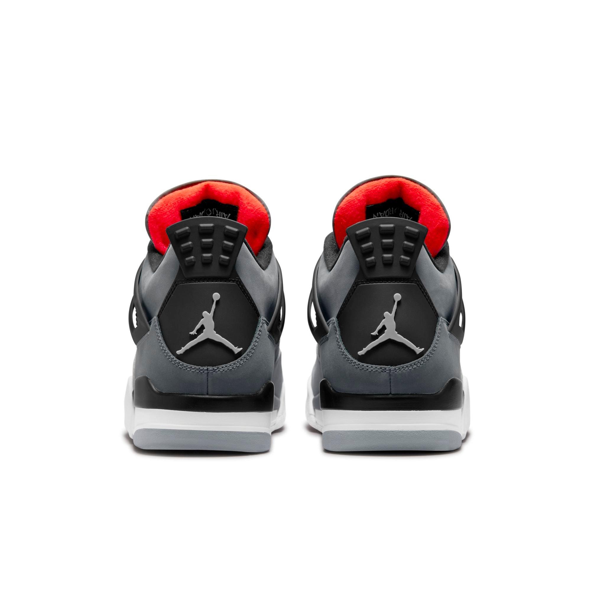 Jordan 4 Retro Dark Grey/Infrared 23/Black Men's Shoe - Hibbett | City  Gear