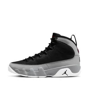 Jordan 9 Retro "Black/University Red/Particle Grey" Shoe
