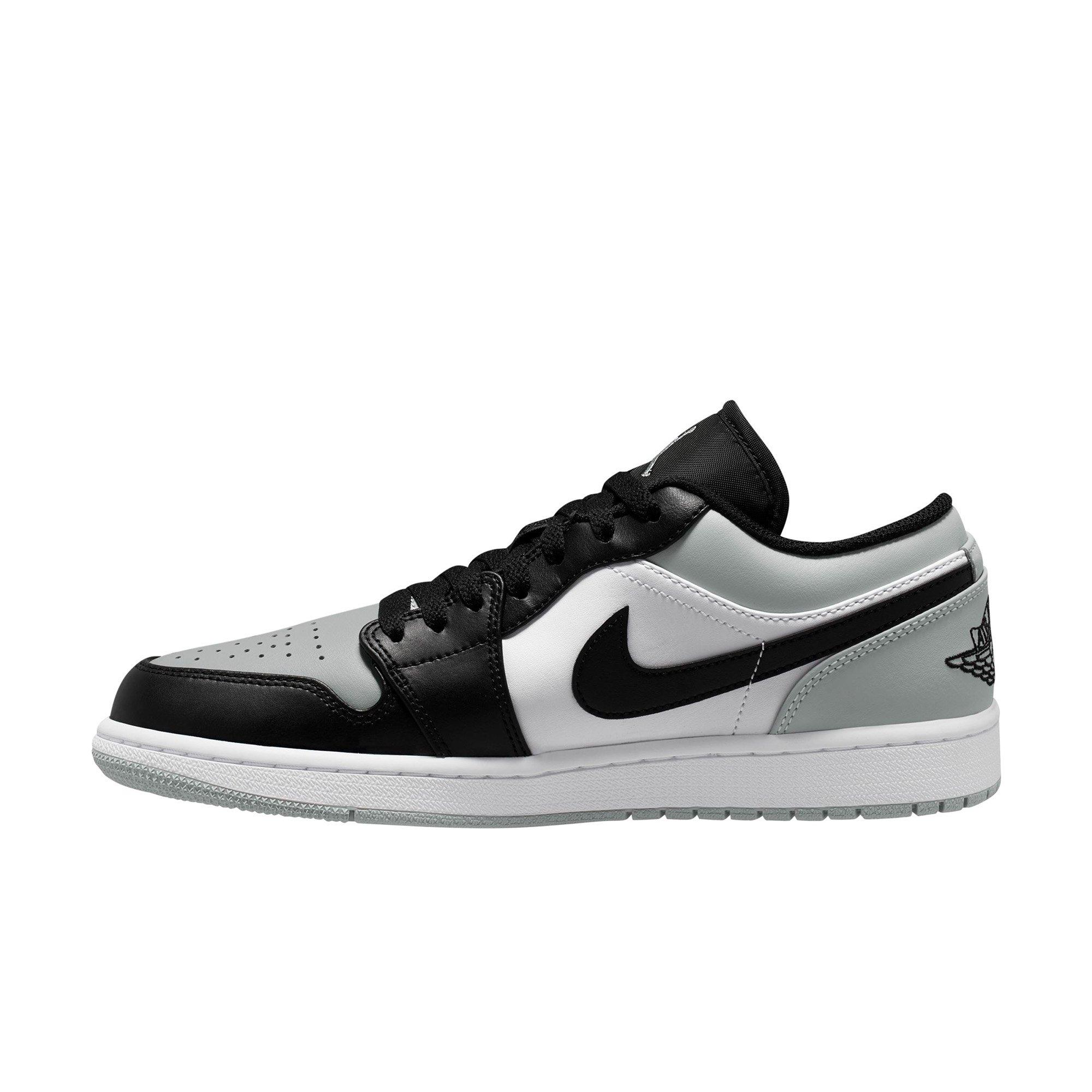 jordan 1 low black white gray