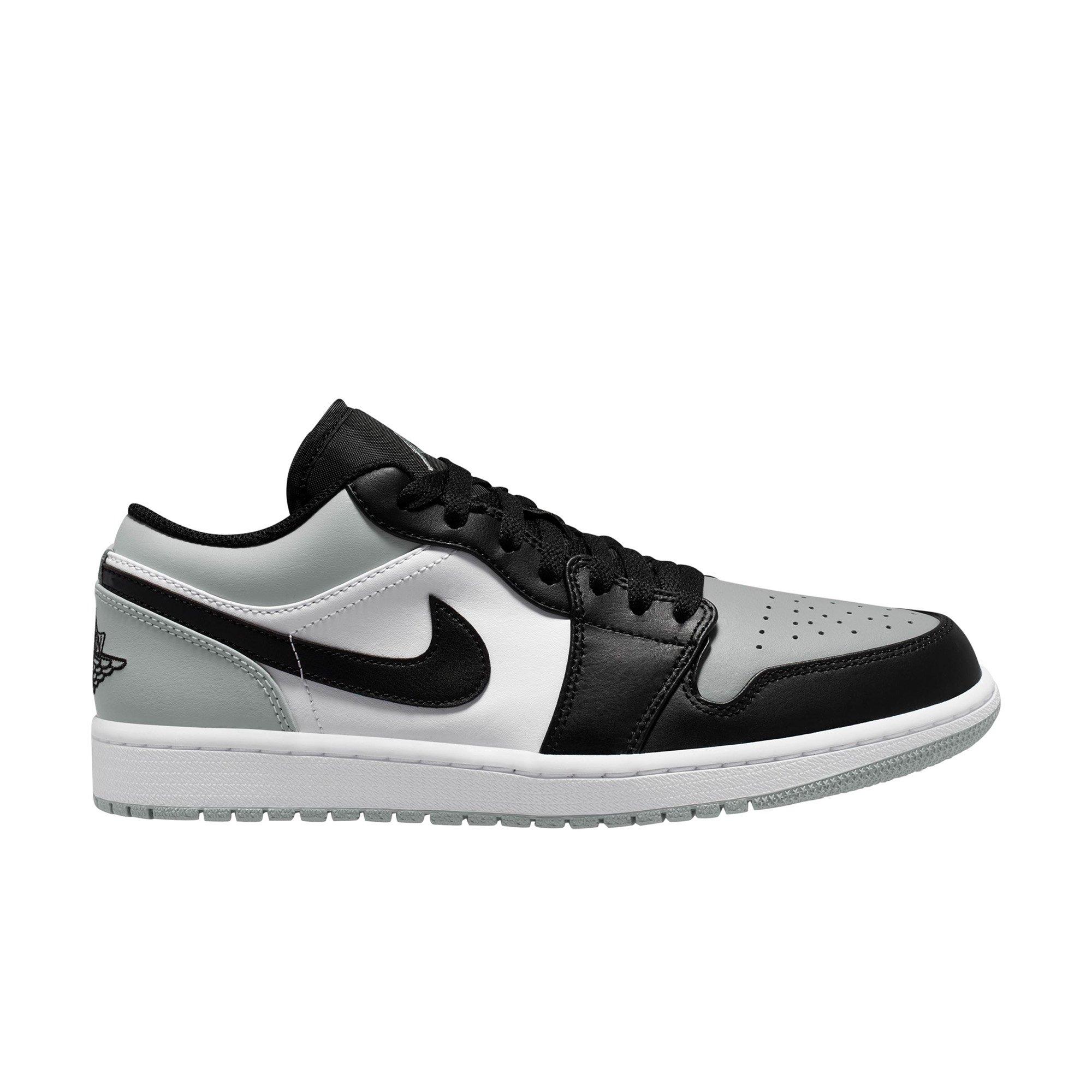 gray black and white jordan 1 low