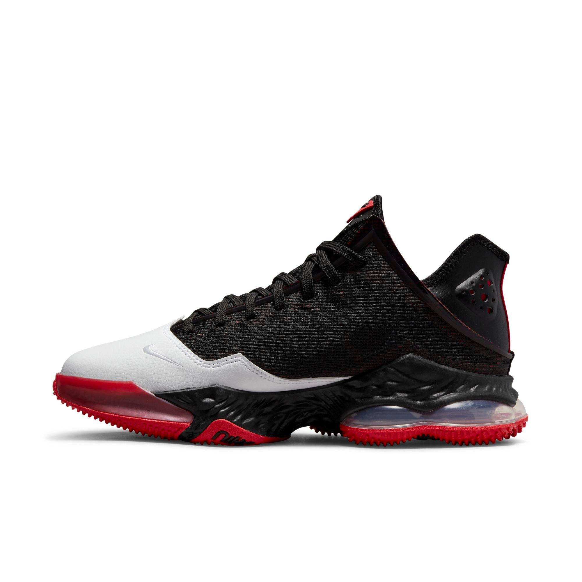 19 Low "Black/White/University Red" Basketball Shoe