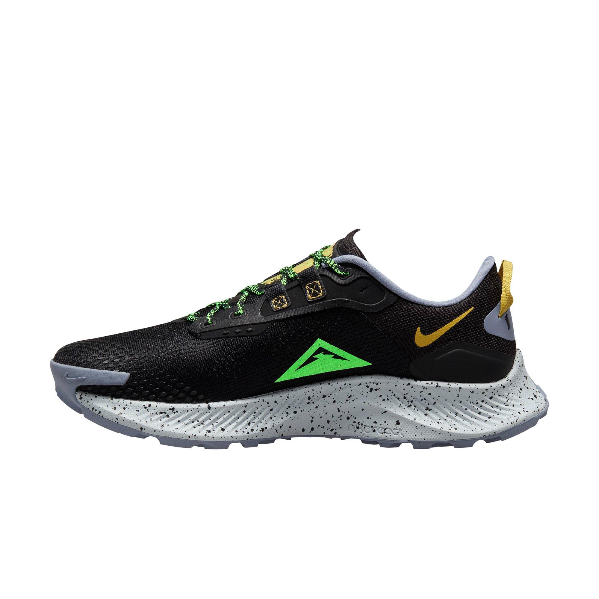 Nike Pegasus Trail 3 "Black/Green Strike/Ashen Slate/Celery" Men's Trail Running Shoe - BLACK/GREEN Thumbnail View 2