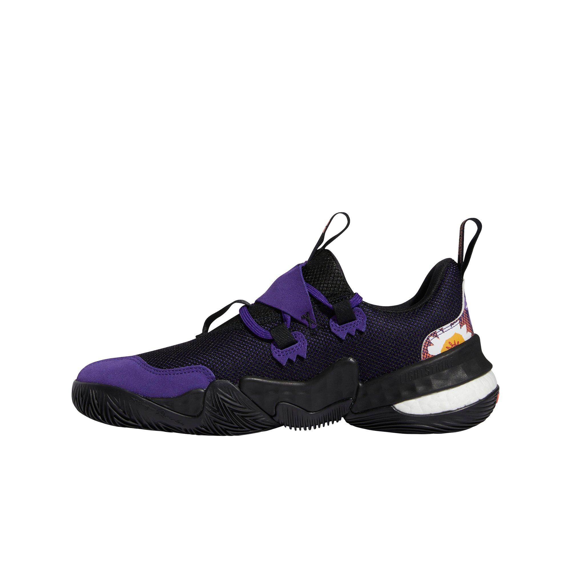 adidas Trae Young 1 "Black/College Purple/Solar Orange" Men's Basketball Shoe - MULTI-COLOR Thumbnail View 2