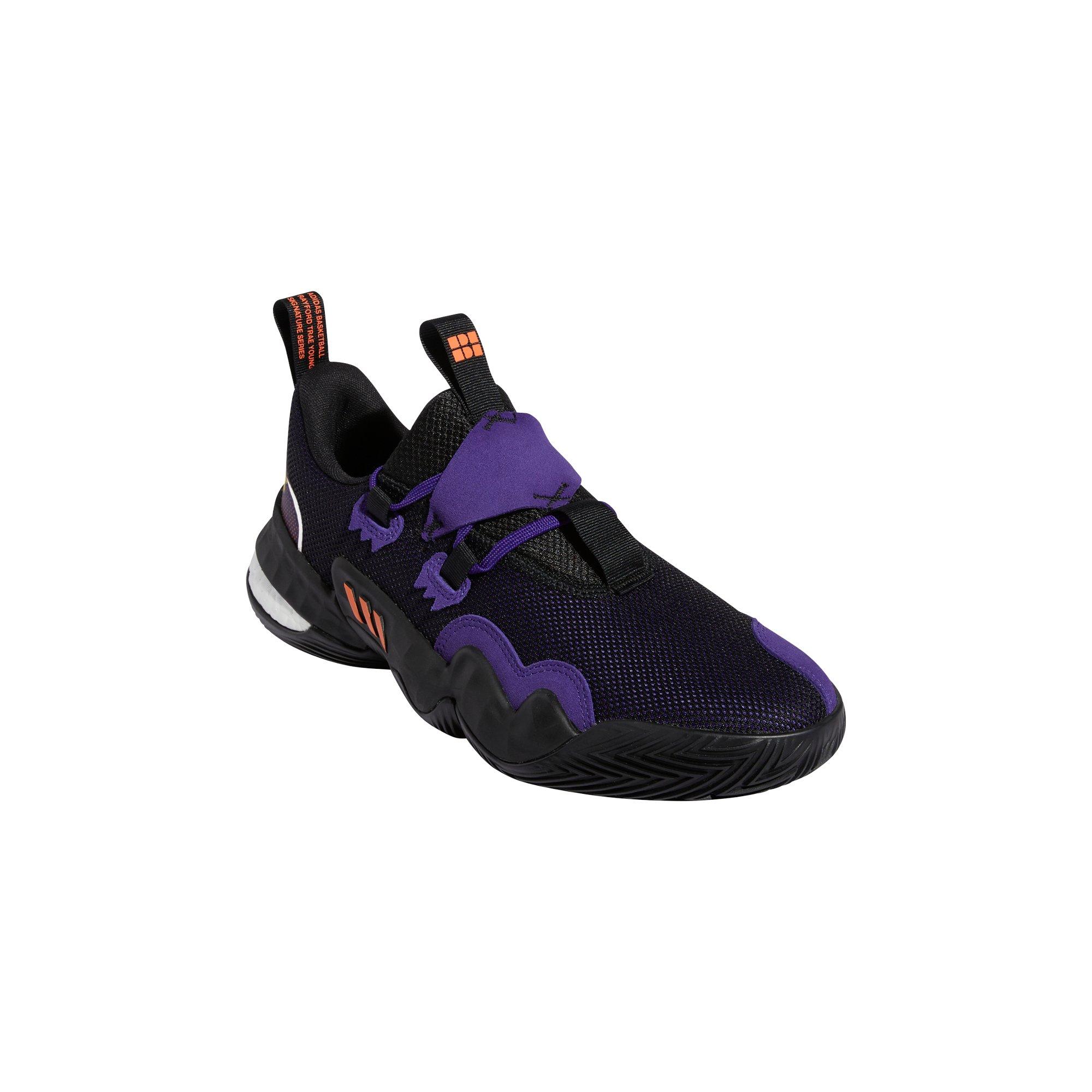 adidas Trae Young 1 "Black/College Purple/Solar Orange" Men's Basketball Shoe - MULTI-COLOR Thumbnail View 6