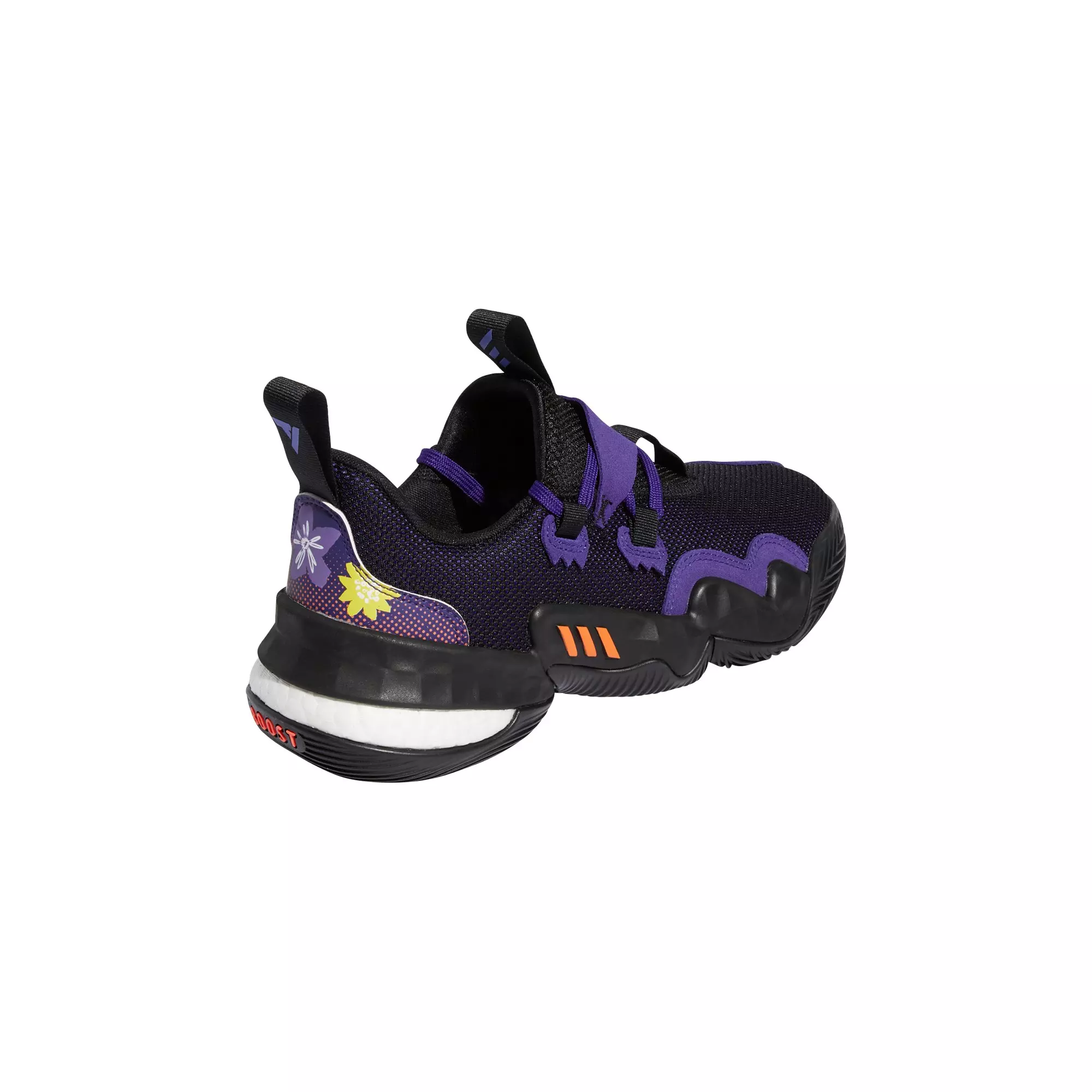 adidas Trae Young 1 "Black/College Purple/Solar Orange" Men's Basketball Shoe - MULTI-COLOR