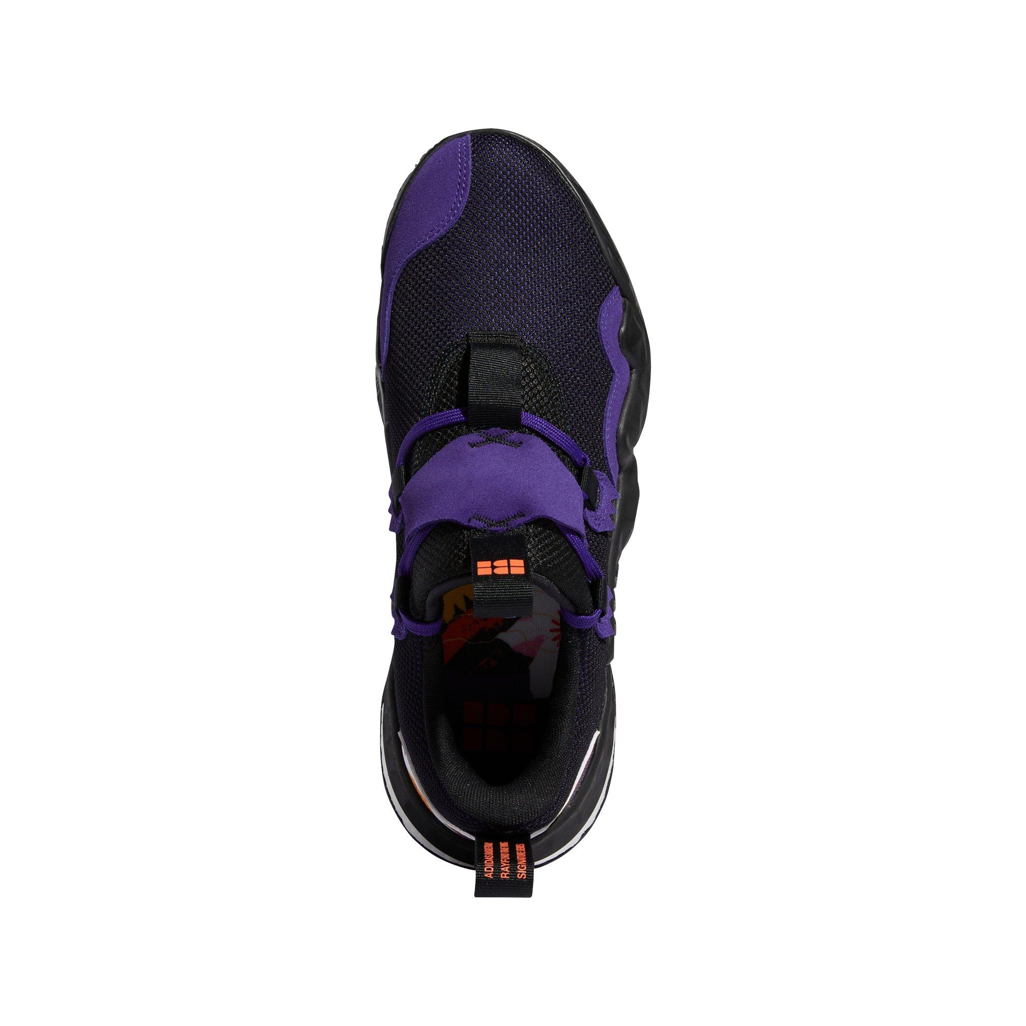 adidas Trae Young 1 "Black/College Purple/Solar Orange" Men's Basketball Shoe - MULTI-COLOR Thumbnail View 8
