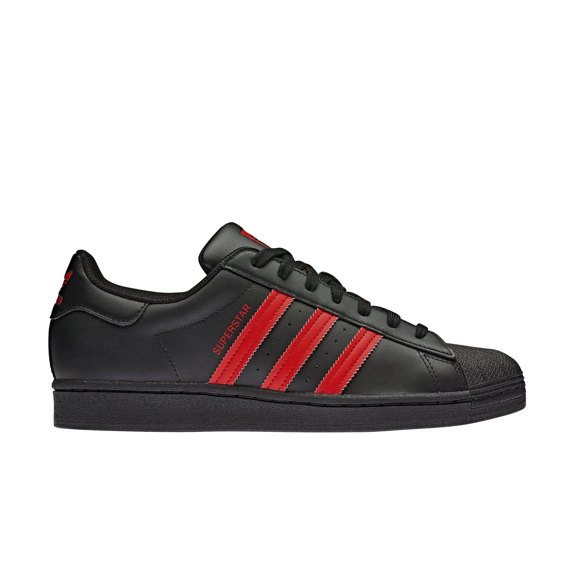 red and black adidas shoes