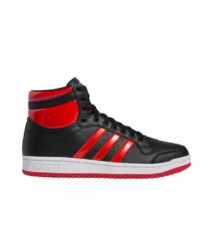 Ten Hi "Core Black/Vivid Red/Ftwr White" Men's Shoe