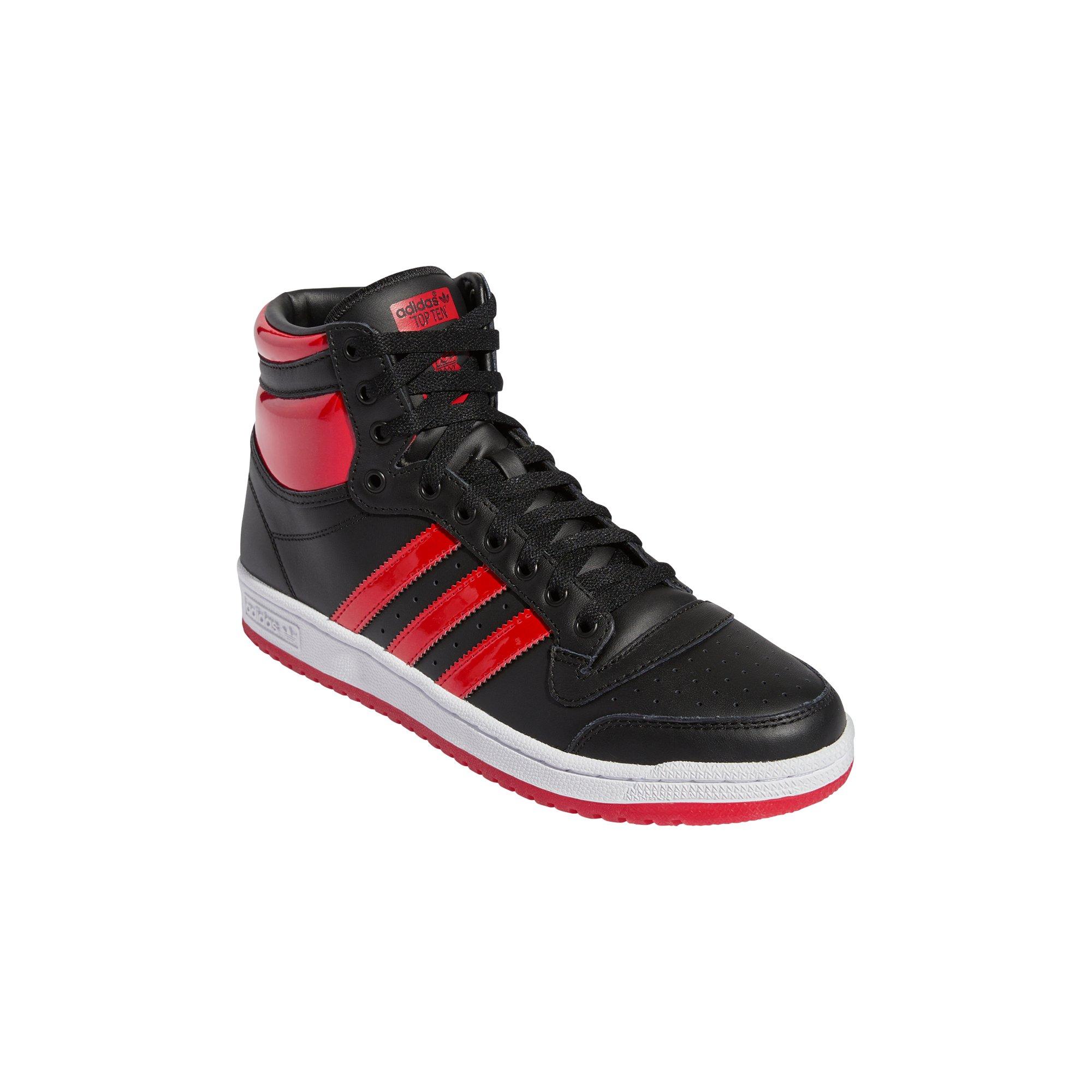 Adidas high tops red white outlet black