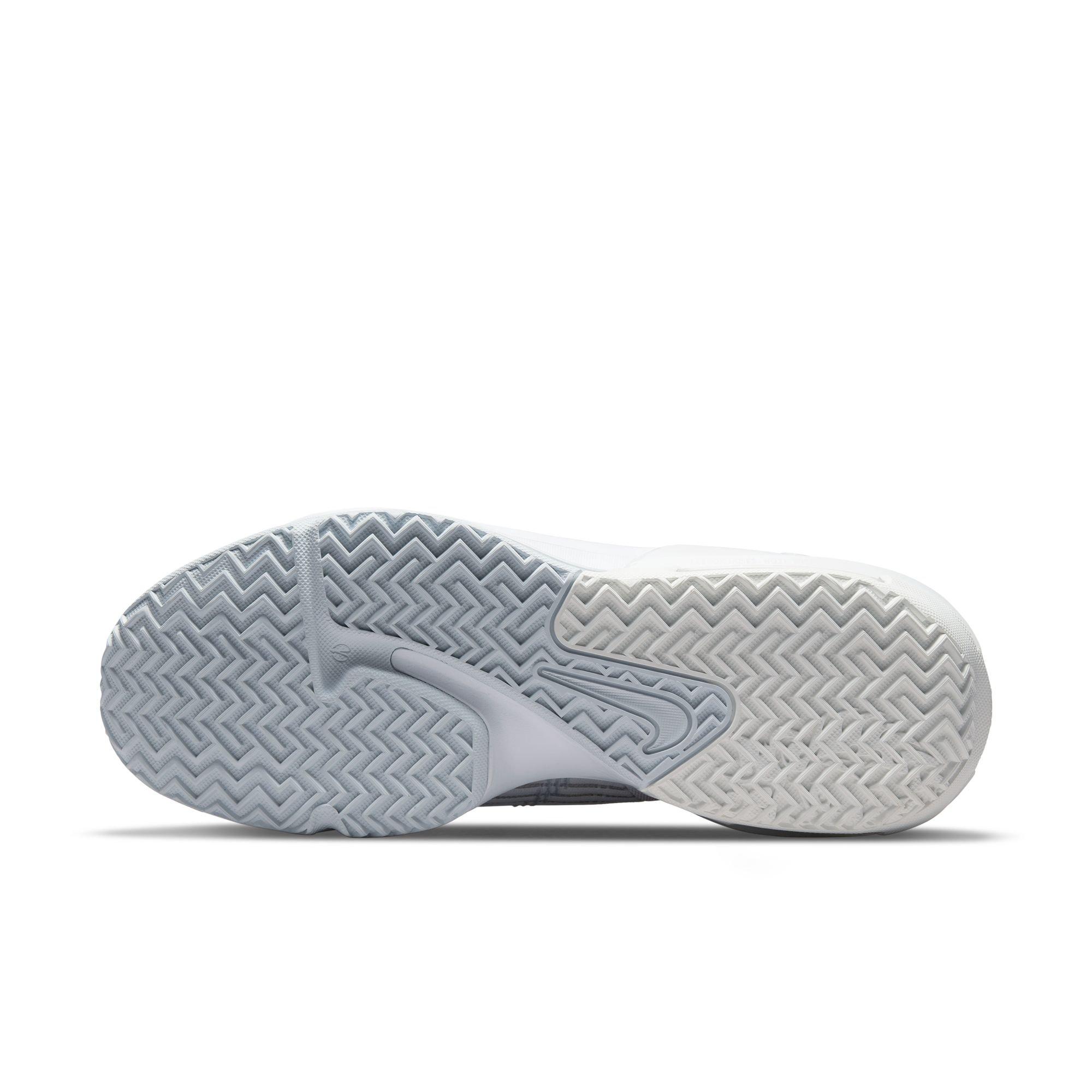 Nike LeBron Witness 6 "Summit White/Metallic Pewter/Light Bone" Men's Basketball Shoe - WHITE/GREY Thumbnail View 5